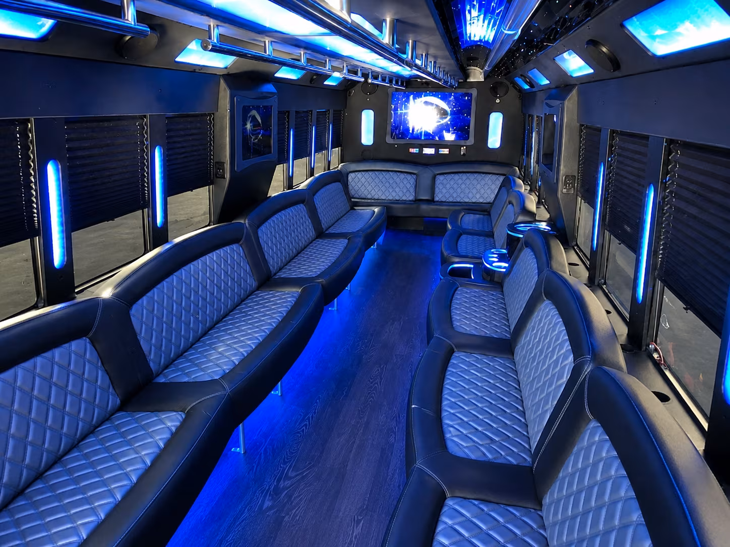 bachelorette birthday and night out party buses to the power light district